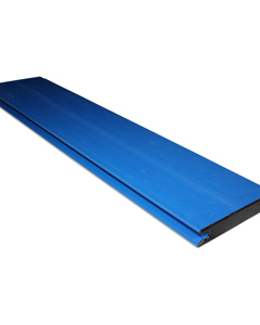 Buchtenprofil 30x200- 815 blau inkl Endkappen